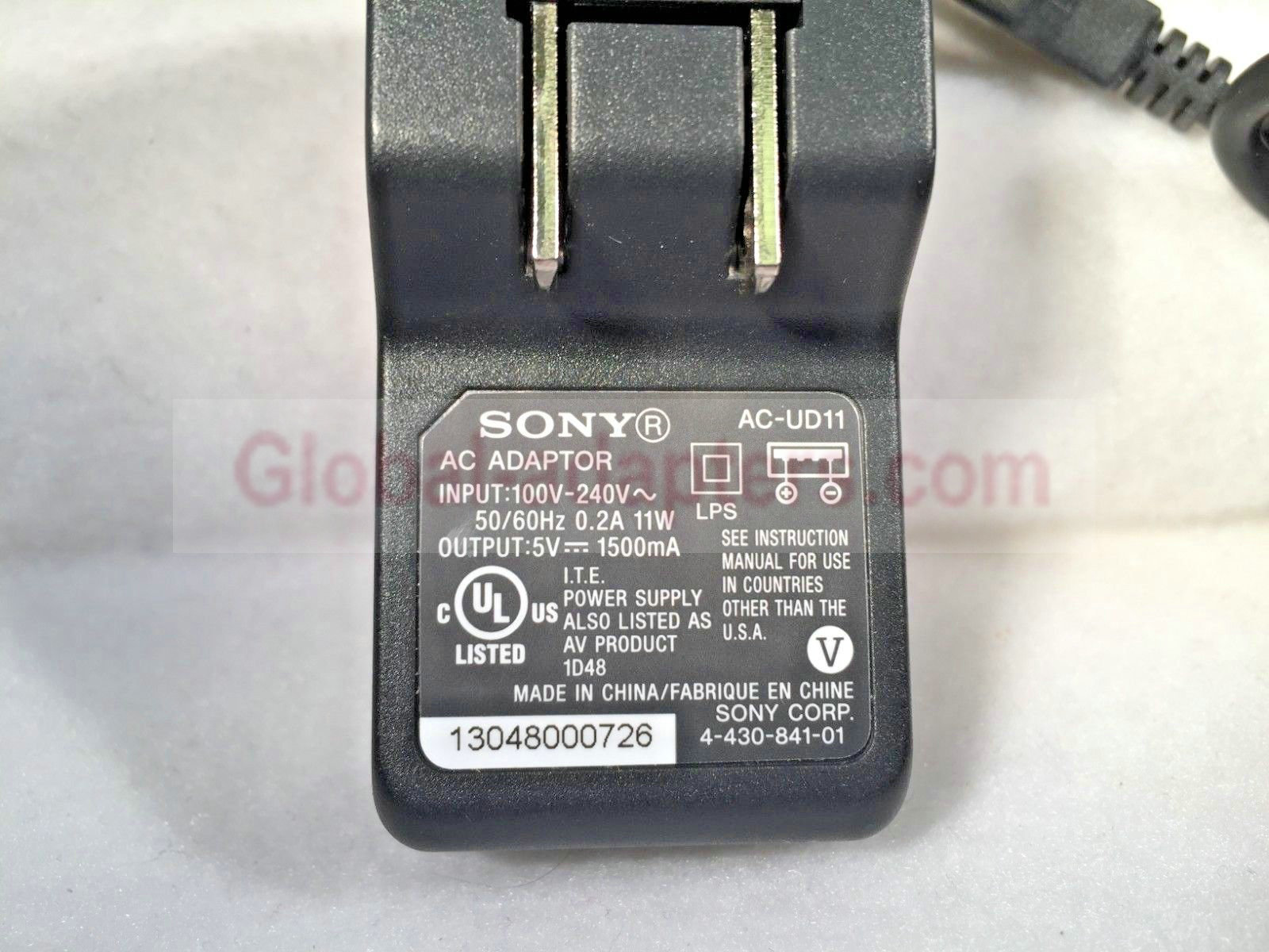 New 5V 1.5A SONY AC-UD11 AC adapter Charger For Walkman MP4 Reader PRS-T1 2
